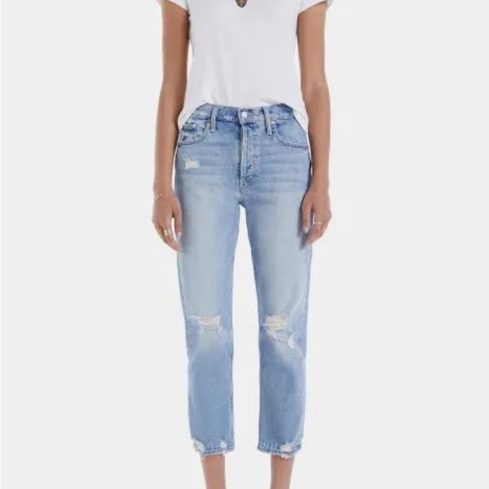 MOTHER denim The Tomcat crop in Confession size 27